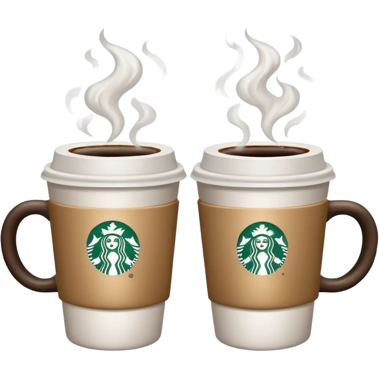 make a couple star bucks emojis emoji