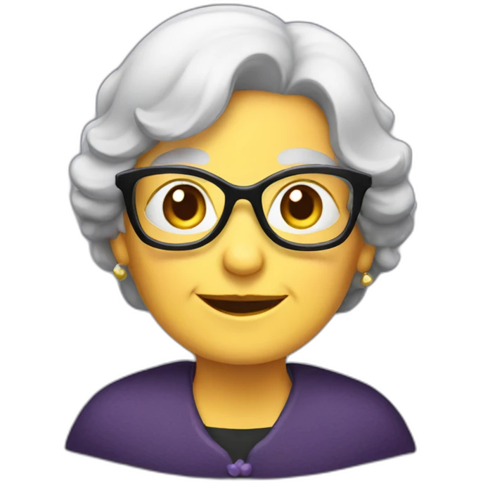 linux tux grandma emoji