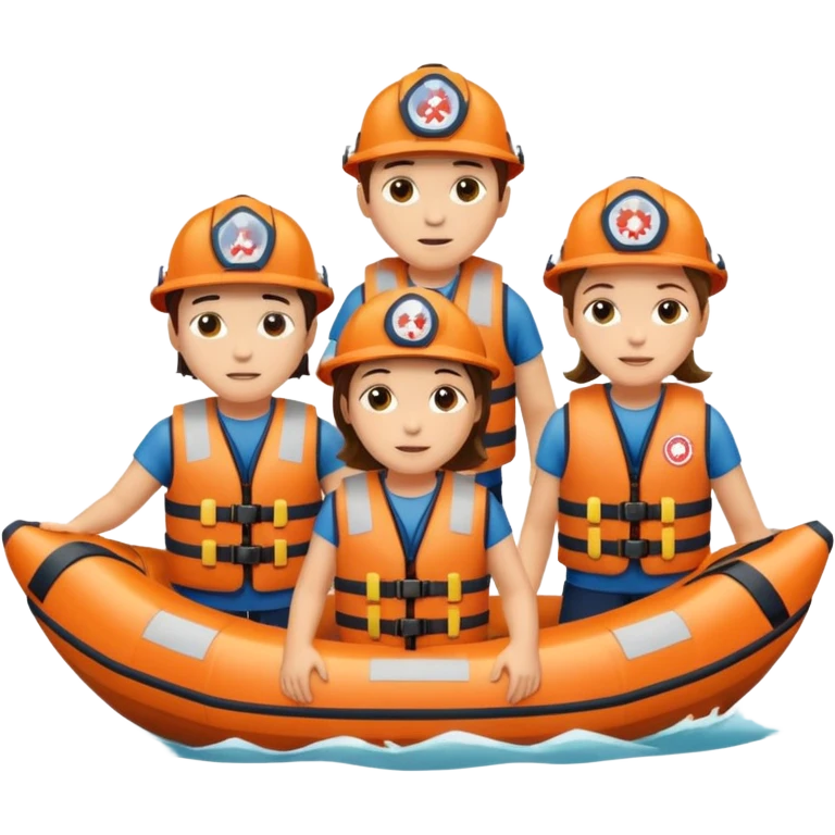 National Oceanic and Atmospheric Administration rescue workers emoji