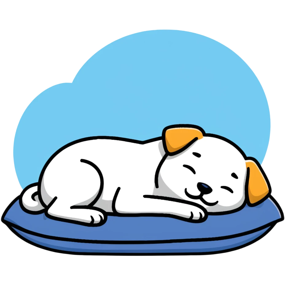🐶 😴 💤  emoji