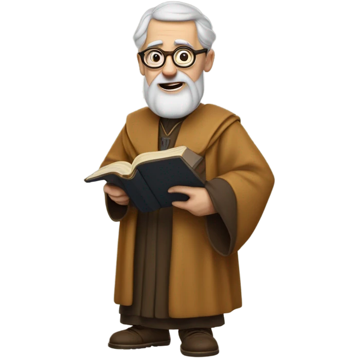 Anglo-Saxon Professor of a University emoji