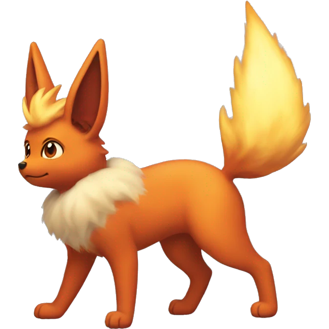 Christmas Flareon emoji