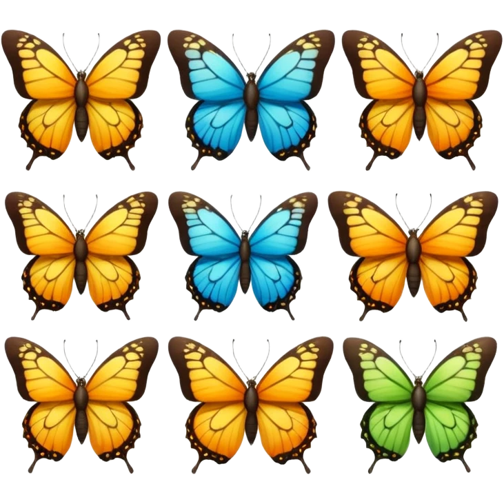butterfly life cycle emoji