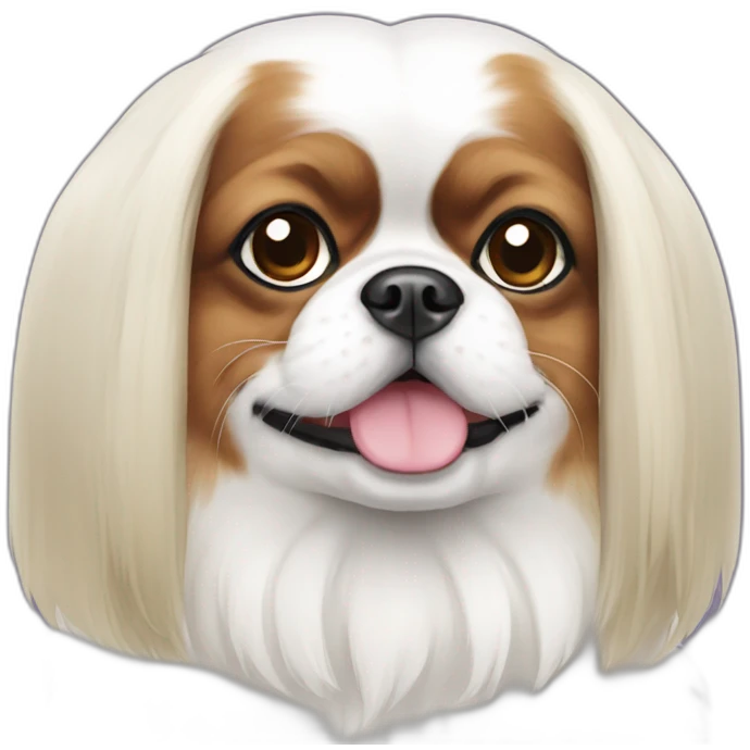 Japanese chin dog emoji