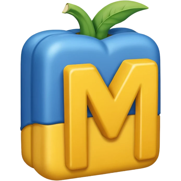 make an emoji of the michigan logo emoji