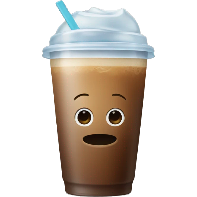 iced-coffee cup emoji