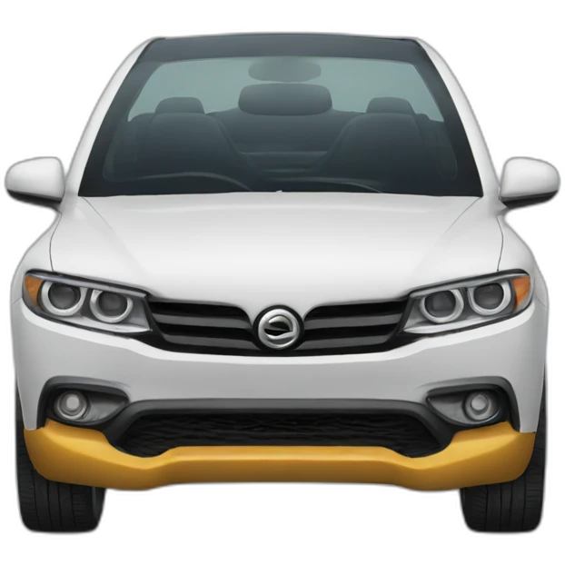 car with human arms and legs emoji