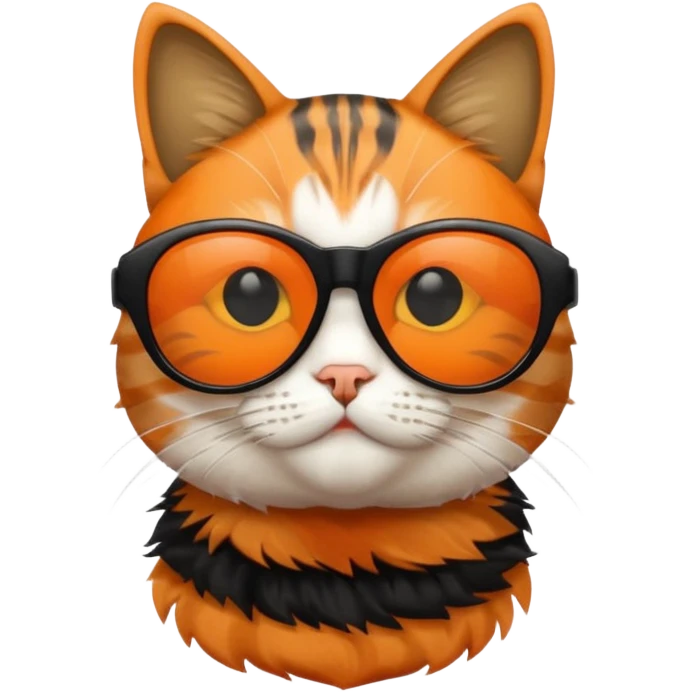 Cat wearing sunglasses emoji