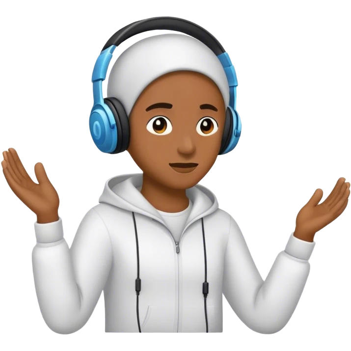 listening to music emoji