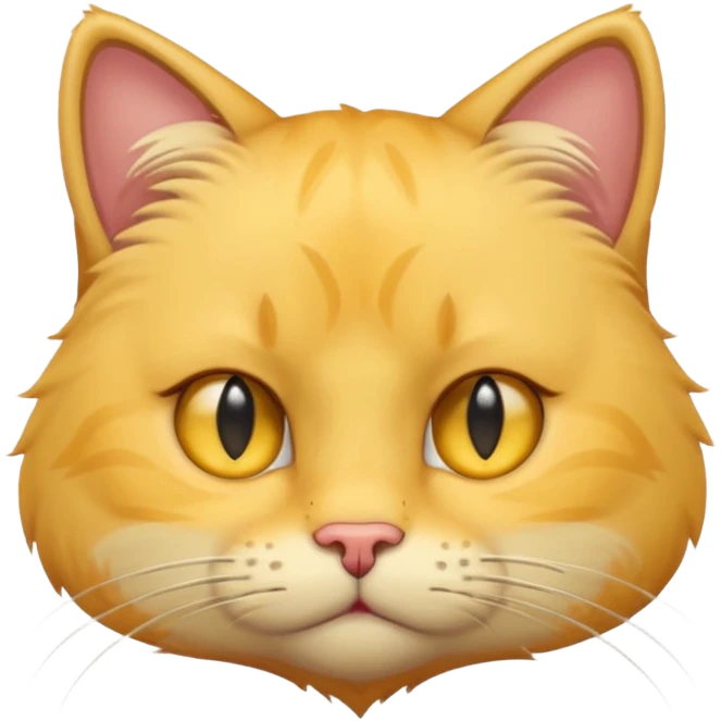scratch cat from scratch.mit.edu, scratch cat is yellow
he is very sad shedding 1 tear from his left eye emoji