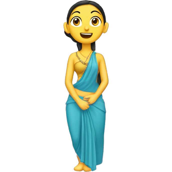 Mandakini in waterfall emoji