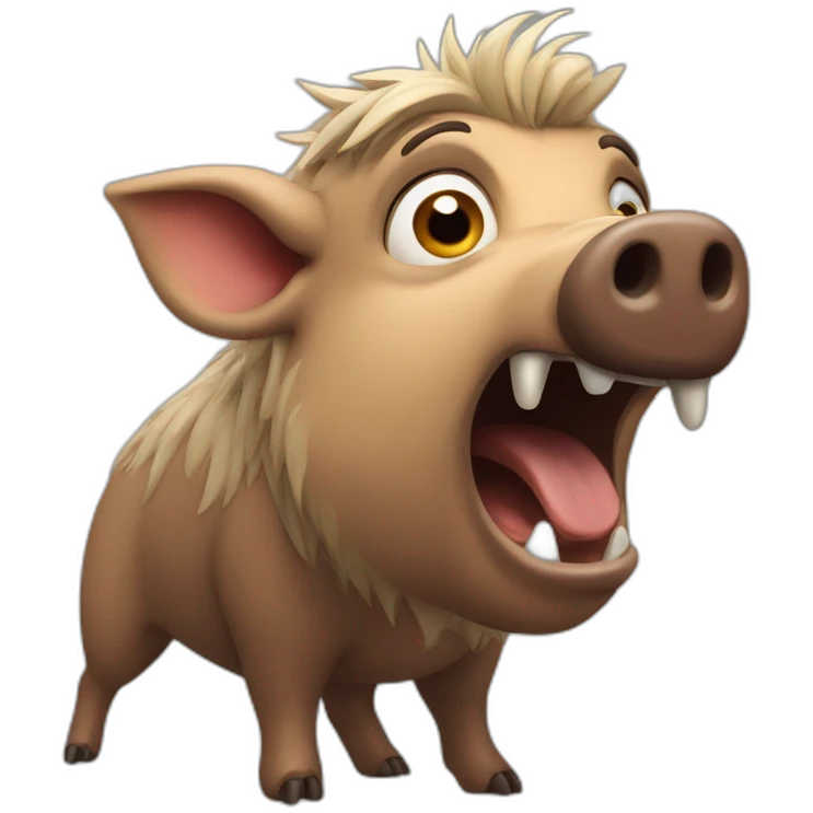 shocked-boar emoji