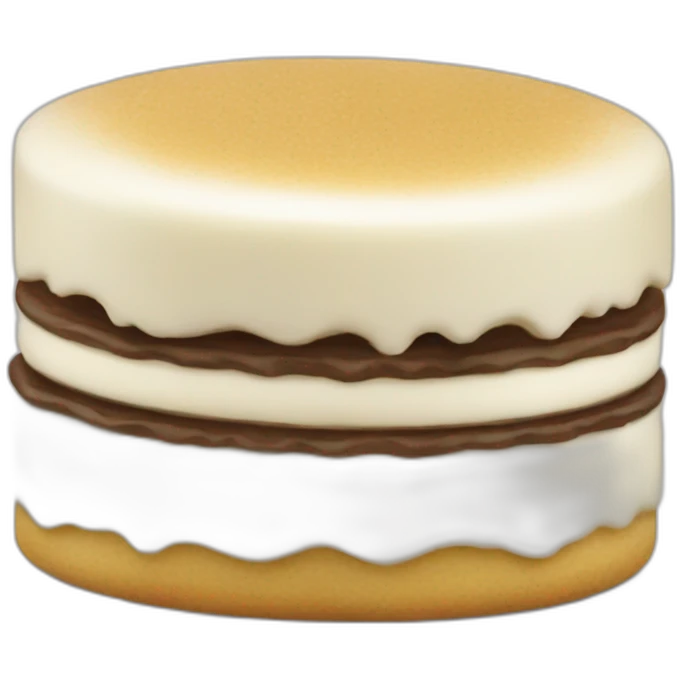 white chocolate alfajor emoji