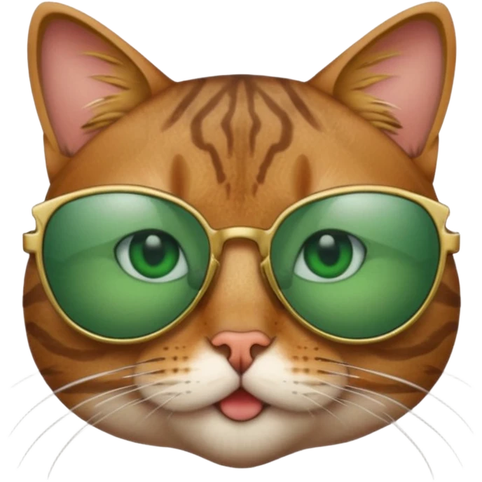 Cat wearing sunglasses emoji