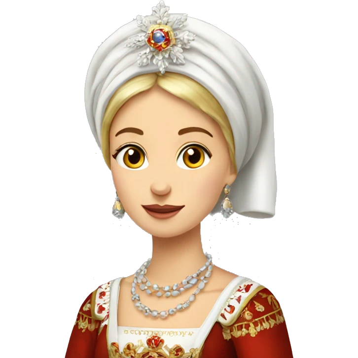 tradition russian lady in kokoshnik emoji