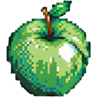 green apple emoji
