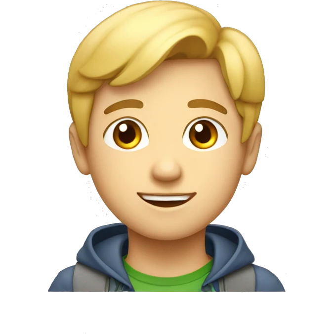 boy an work of computer in photography softwaree dit emoji