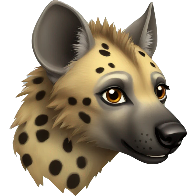 spotted hyena emoji