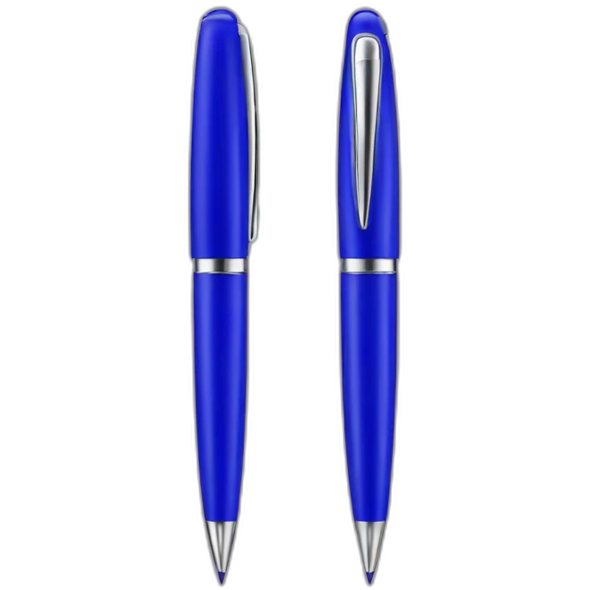 Blue ballpoint pen emoji