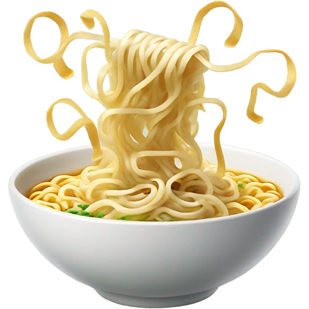 Dancing ramen emoji