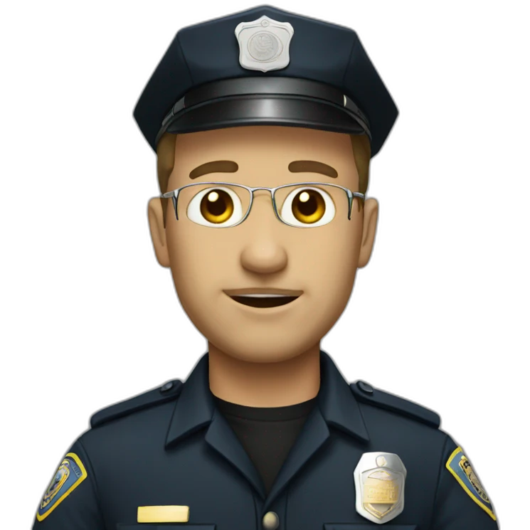 blind cop emoji