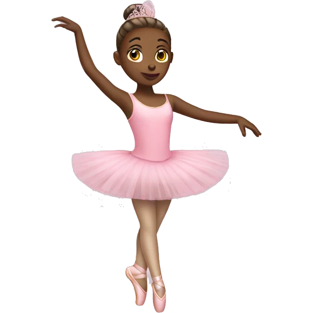Pink ballerina  emoji