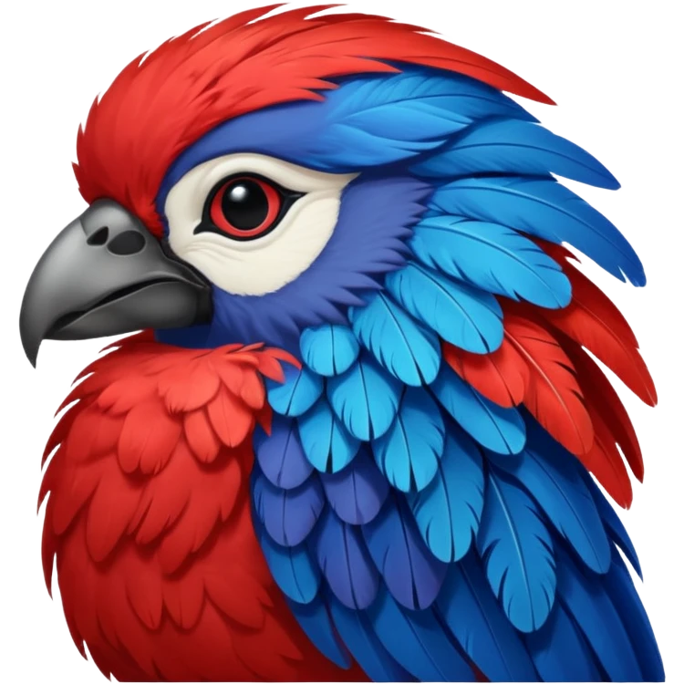 Arara vermelha emoji