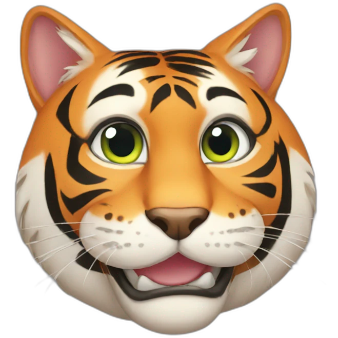 Cat tiger emoji