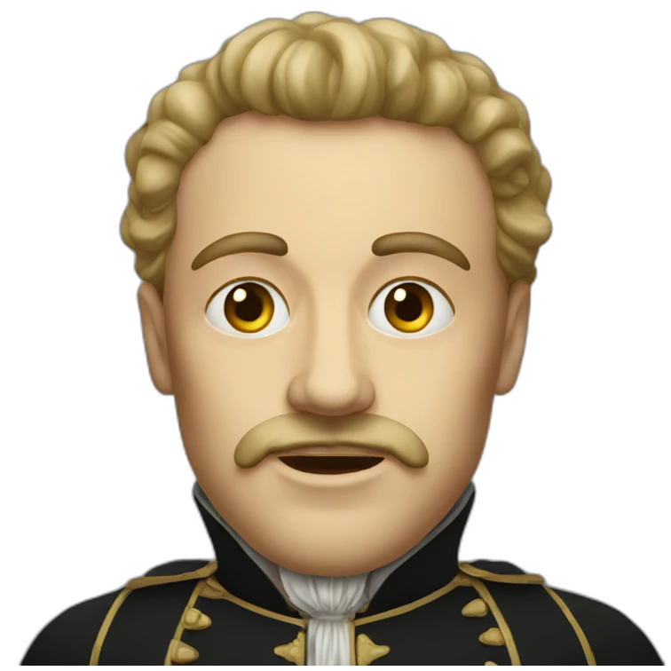 man with a large Habsburg jaw emoji