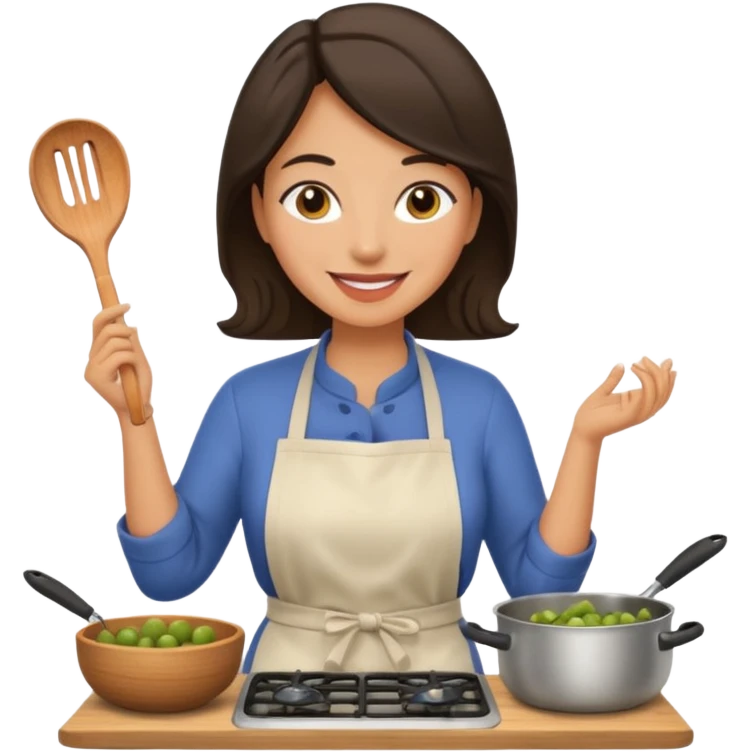 Cooking mom emoji