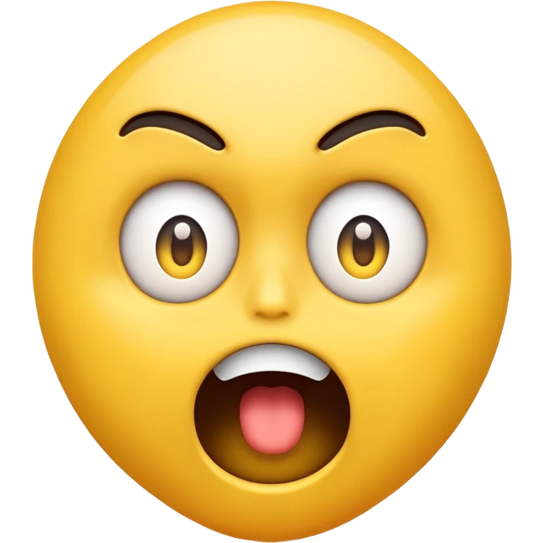 Crashing out emoji face emoji
