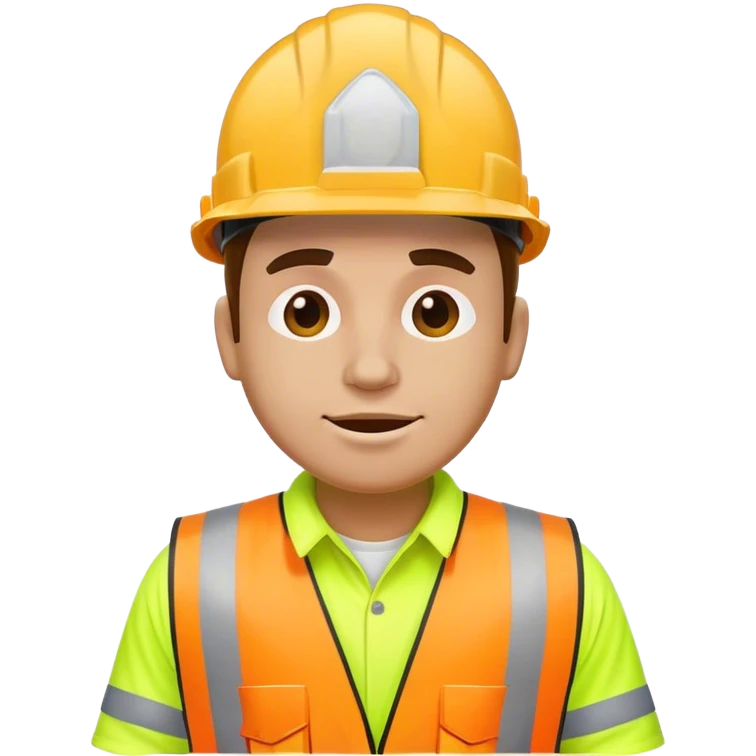 пьяный строитель emoji