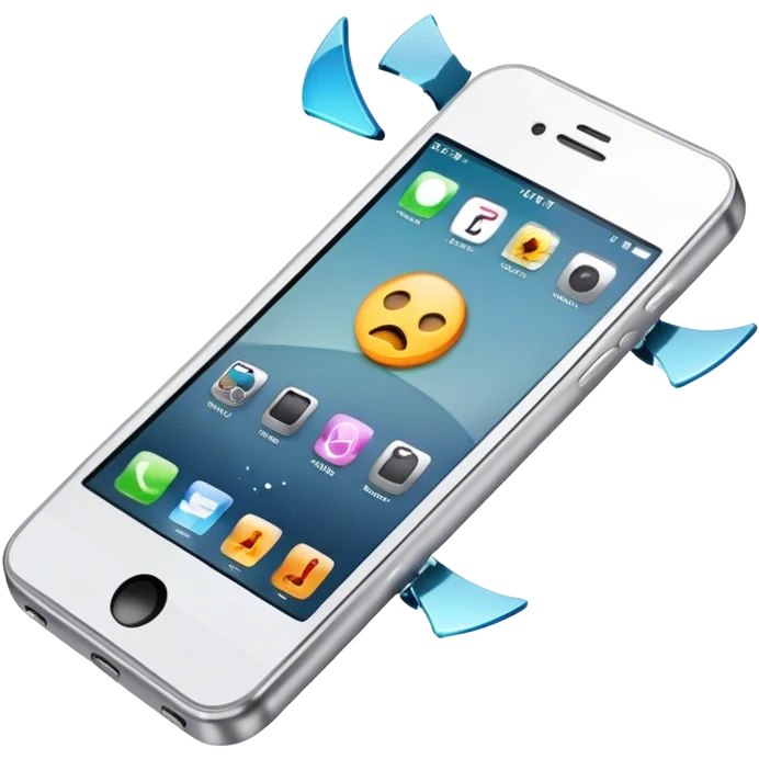 Broken phone emoji