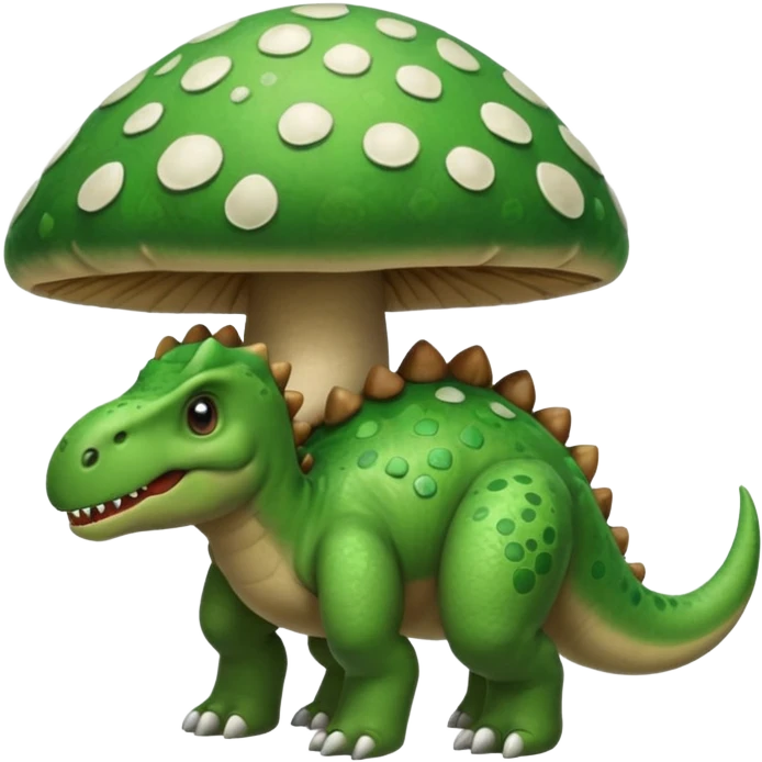 Mushroom dinosaur  emoji