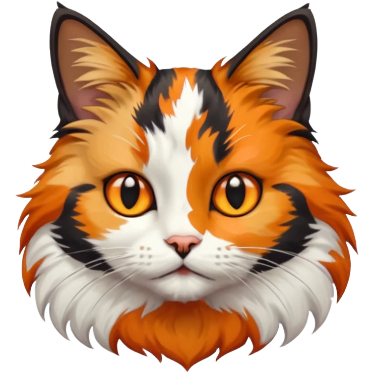 A cat that is artistic emoji