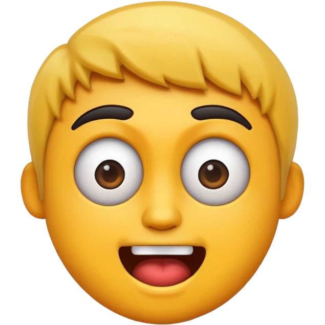 Crazy idiot emoji