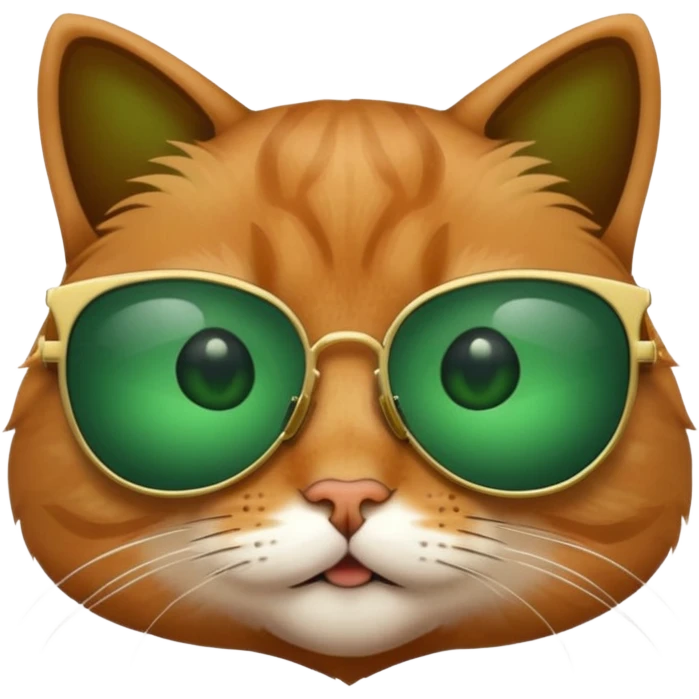 Cat wearing sunglasses emoji