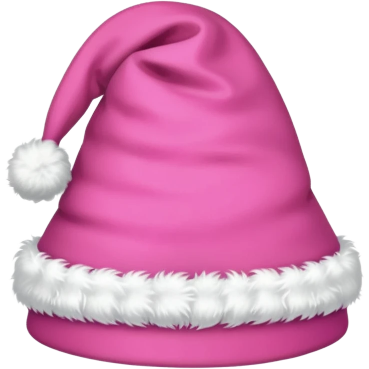 pink christmas hat emoji
