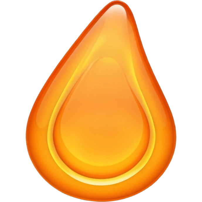 Molten Glass Shape emoji