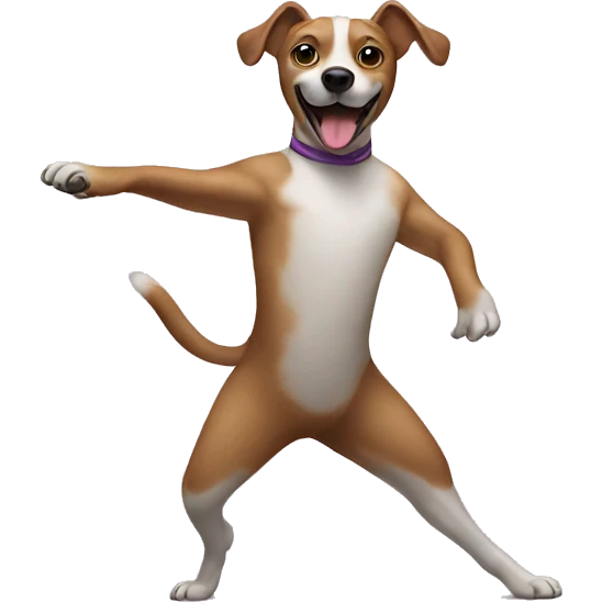 dog dancing ballet emoji