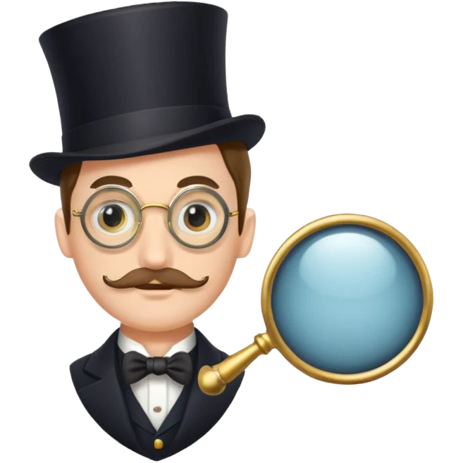 A man with a monocle emoji
