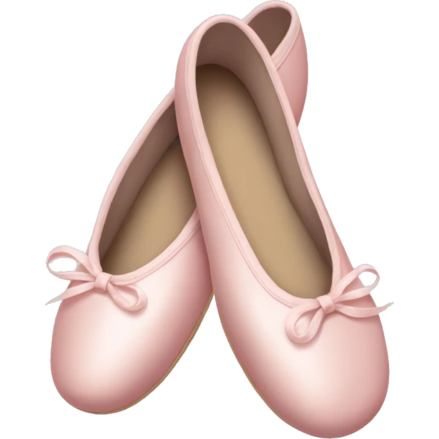 Pale pink ballet shoes emoji