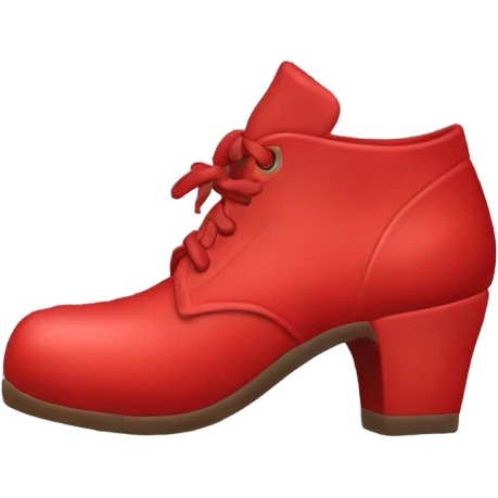 Zapatos tabi rojos  emoji