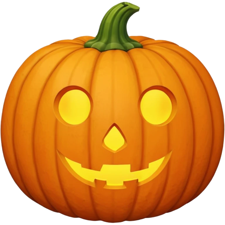 simple pumpkin emoji