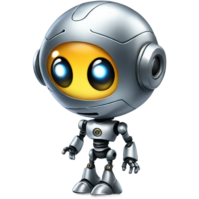 cute-robot-looking-in-the-mirror emoji