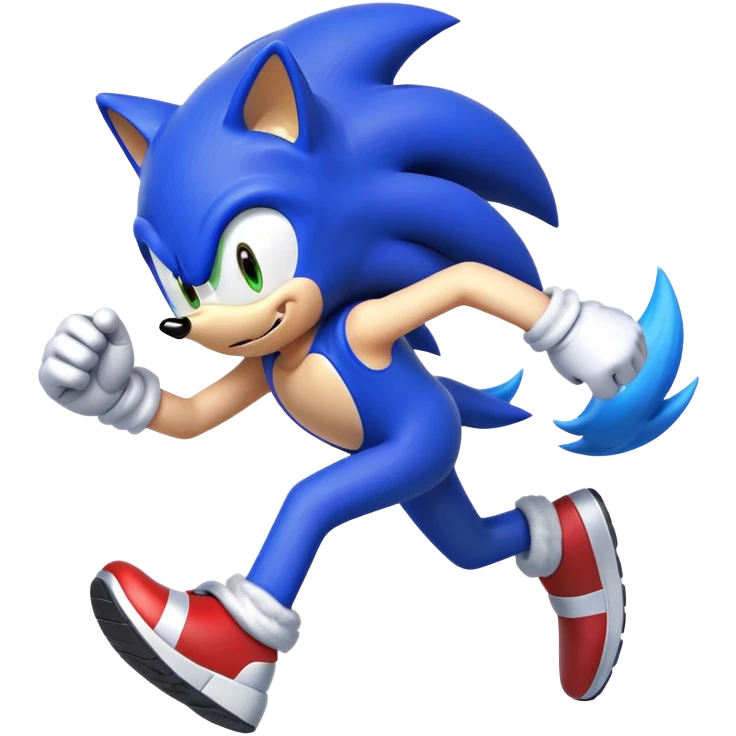 Sonic on running  emoji