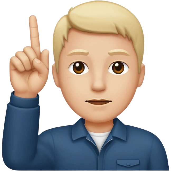 Head with middle finger emoji