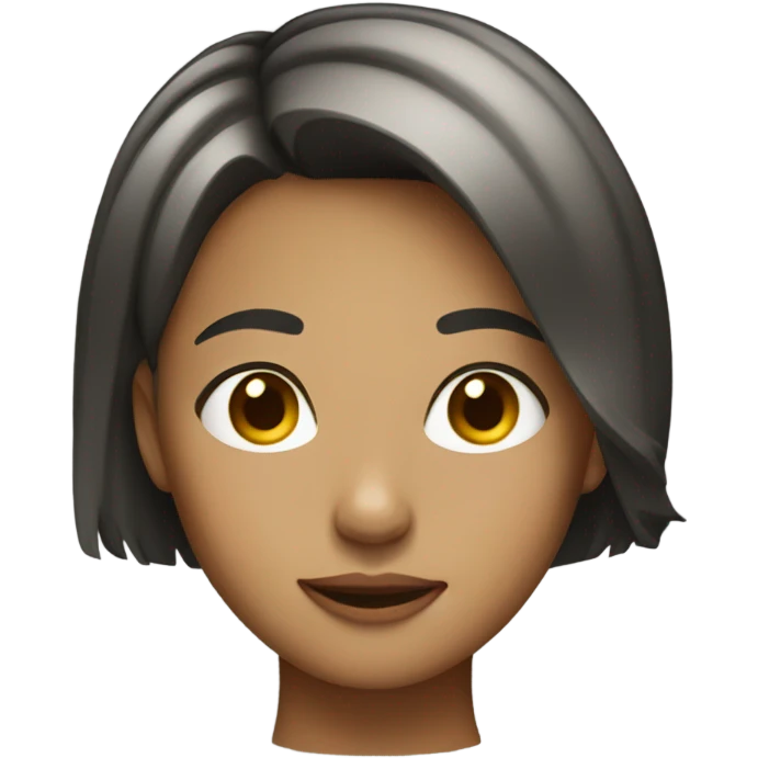 girl with short hair emoji