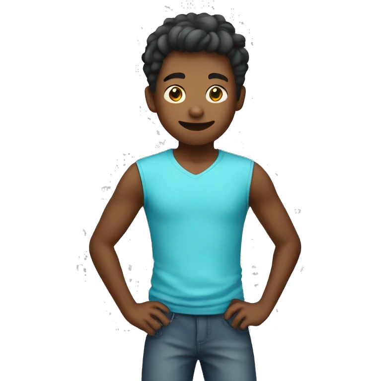 Boy play game emoji