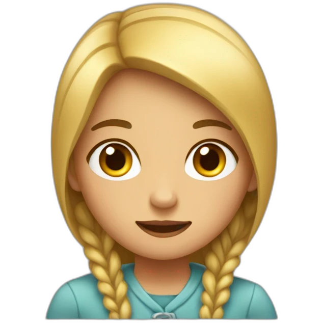 une fille sur un garçon emoji